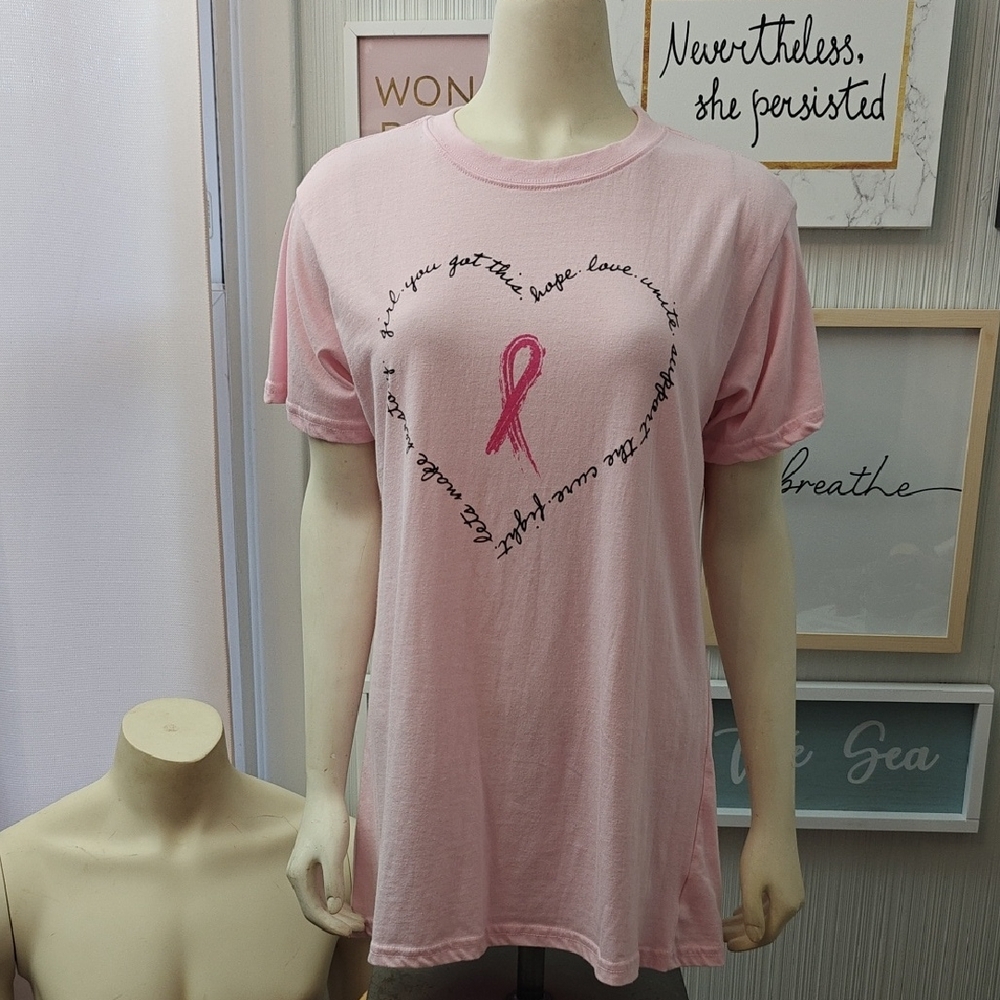 Pink Ribbon Graphic Women's Tee
